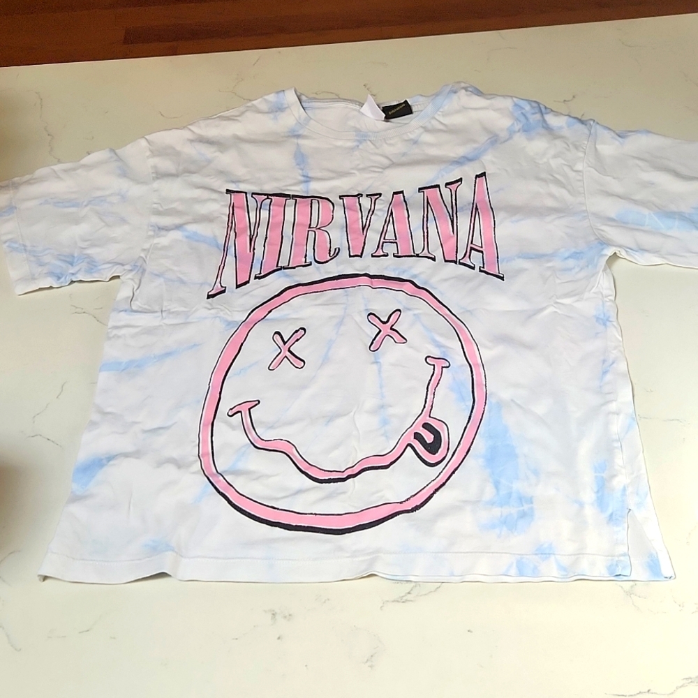Zara Nirvana t-shirt. Tie dye.